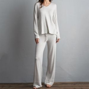 Lemon cashmere lounge pants - NWT